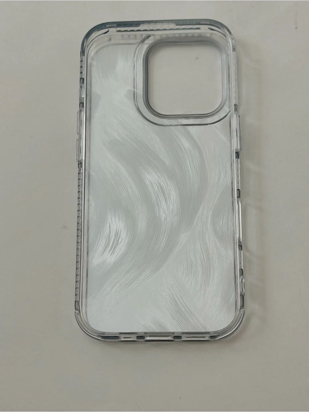 Clear Blue Butterfly Phone Case - Compatible with iPhone 16 Pro